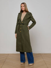 Zavia Jean Trench Coat in Picholine | L'AGENCE discount