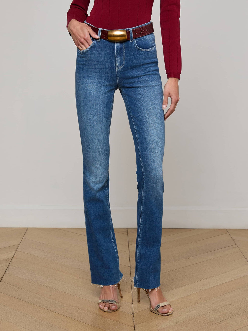 Ruth Straight-Leg Jean in Irvine | L'AGENCE discount