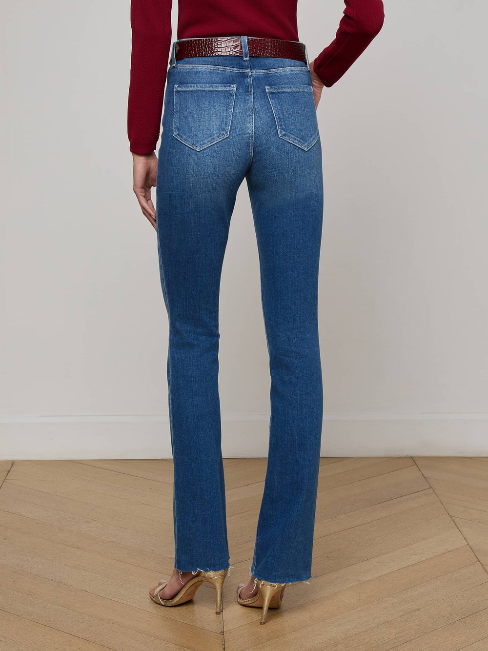 Ruth Straight-Leg Jean in Irvine | L'AGENCE discount