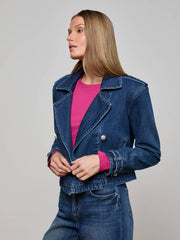 Maddox Jean Trench Coat in Enchanted | L'AGENCE discount