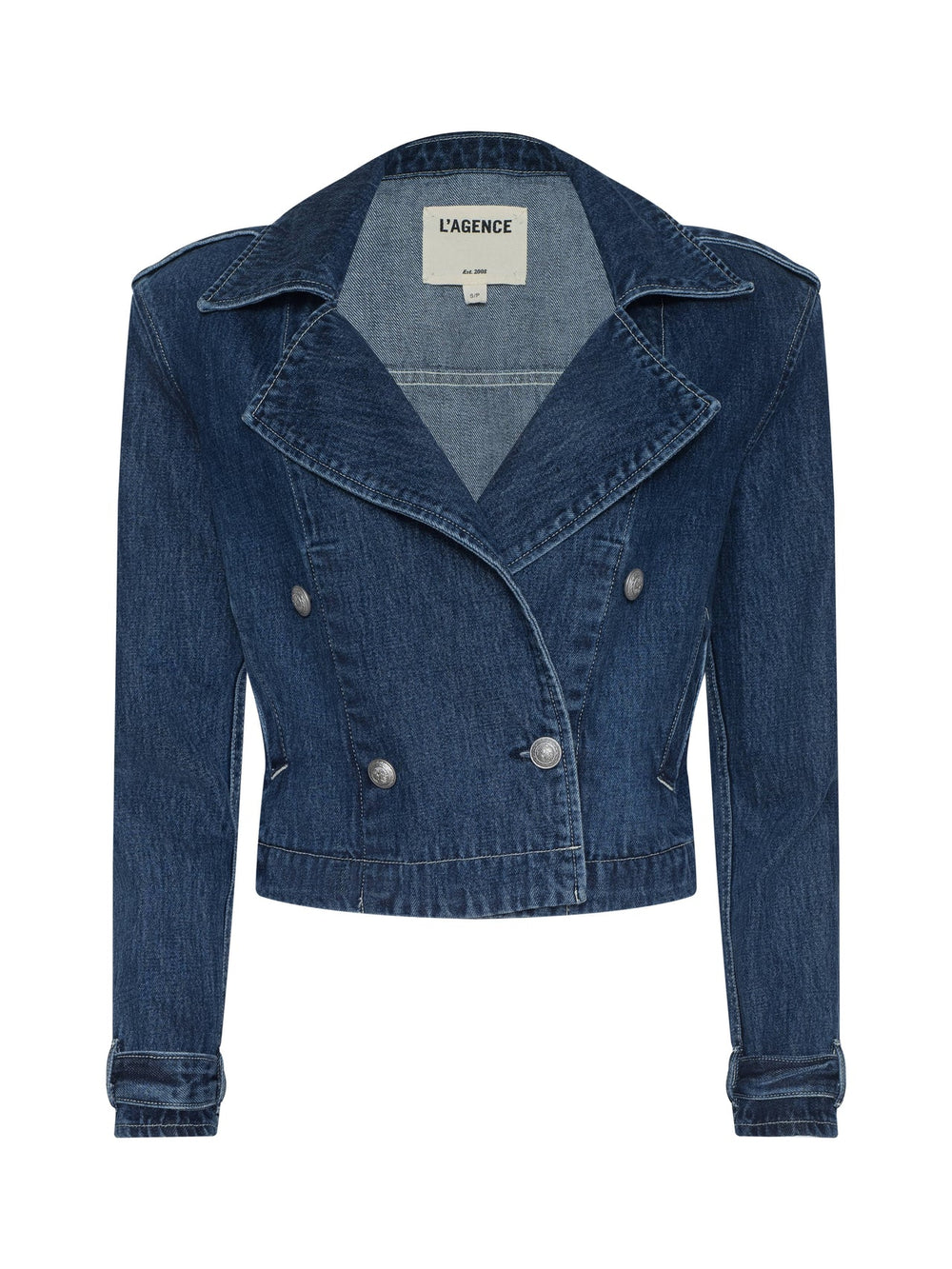 Maddox Jean Trench Coat in Enchanted | L'AGENCE discount