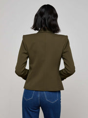 Wylla Blazer in Pine/Multi Western Snake | L'AGENCE sale
