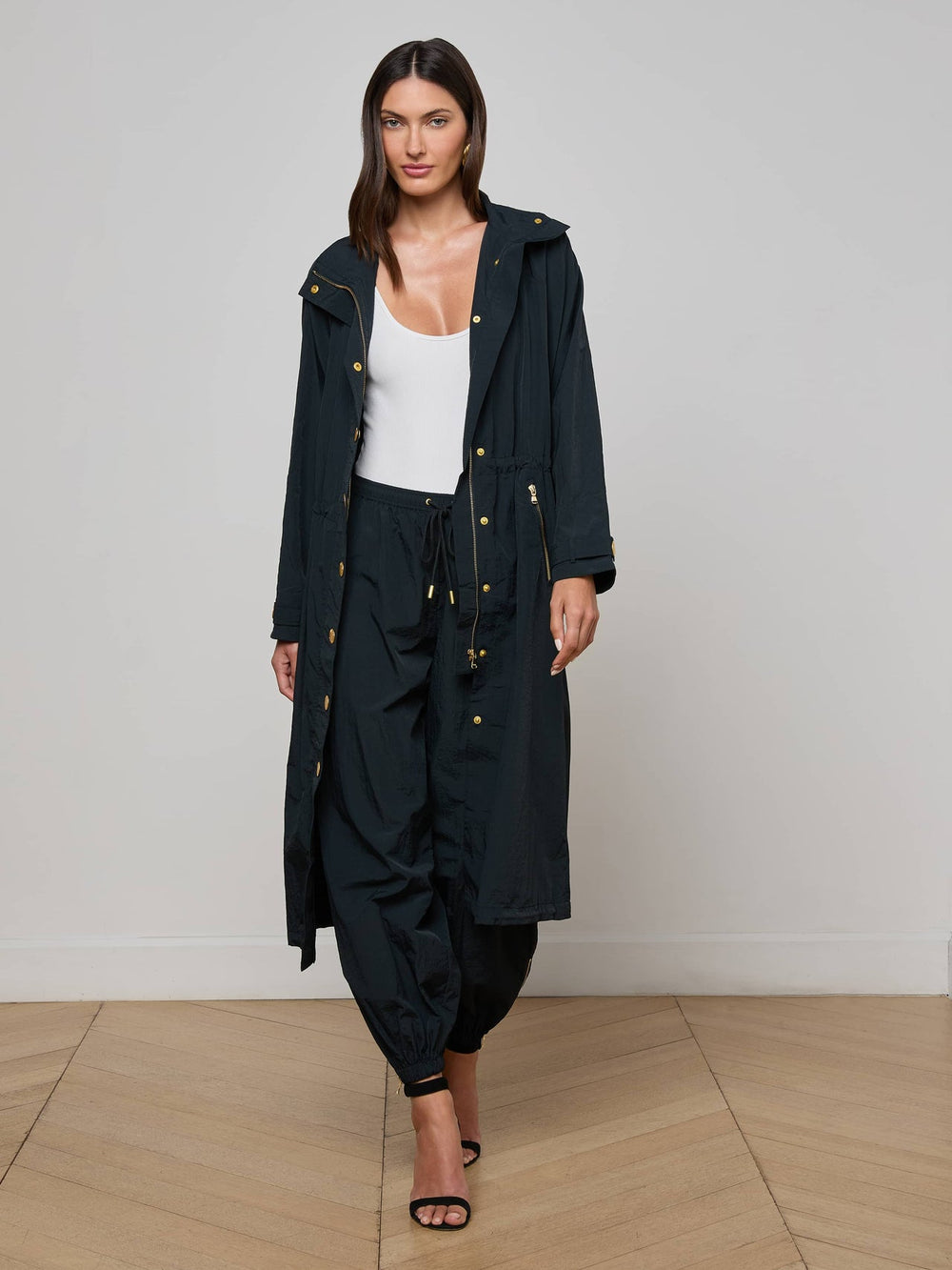 Toshi Windbreaker in Black | L'AGENCE sale