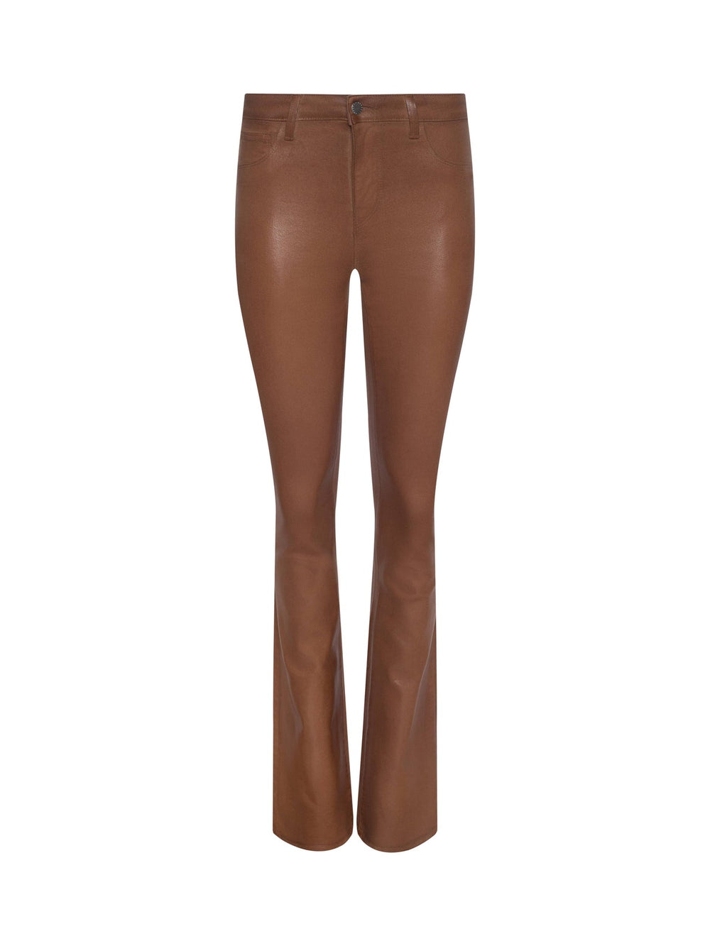 Selma Coated Bootcut Jean in Cognac Coated | L'AGENCE US