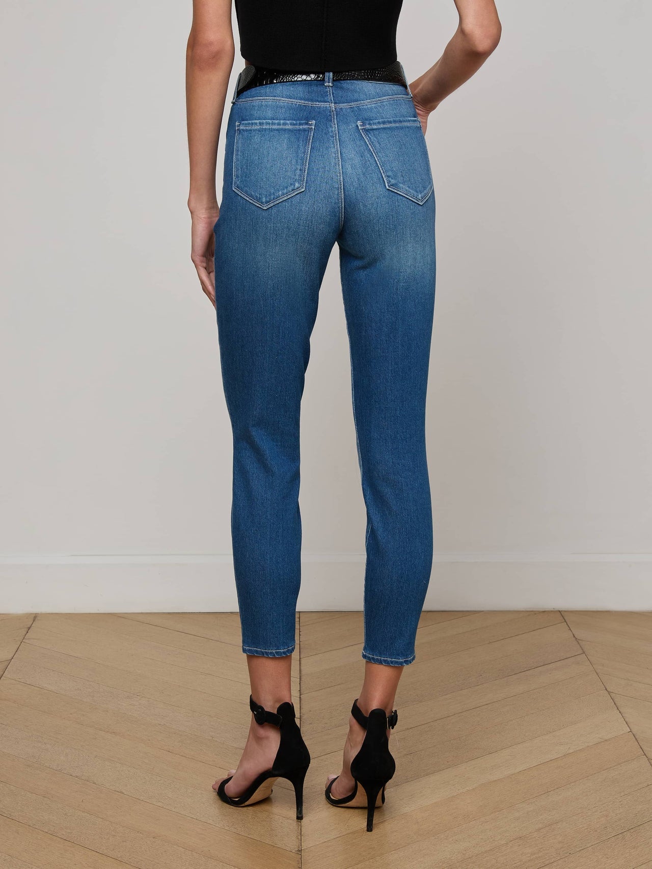 Margot Cropped Skinny Jean in Baja | L'AGENCE sale