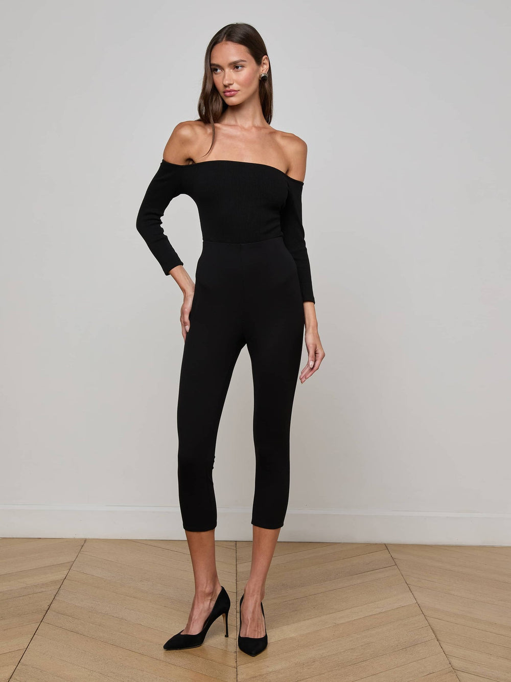 Dee Capri Pant in Black | L'AGENCE near me