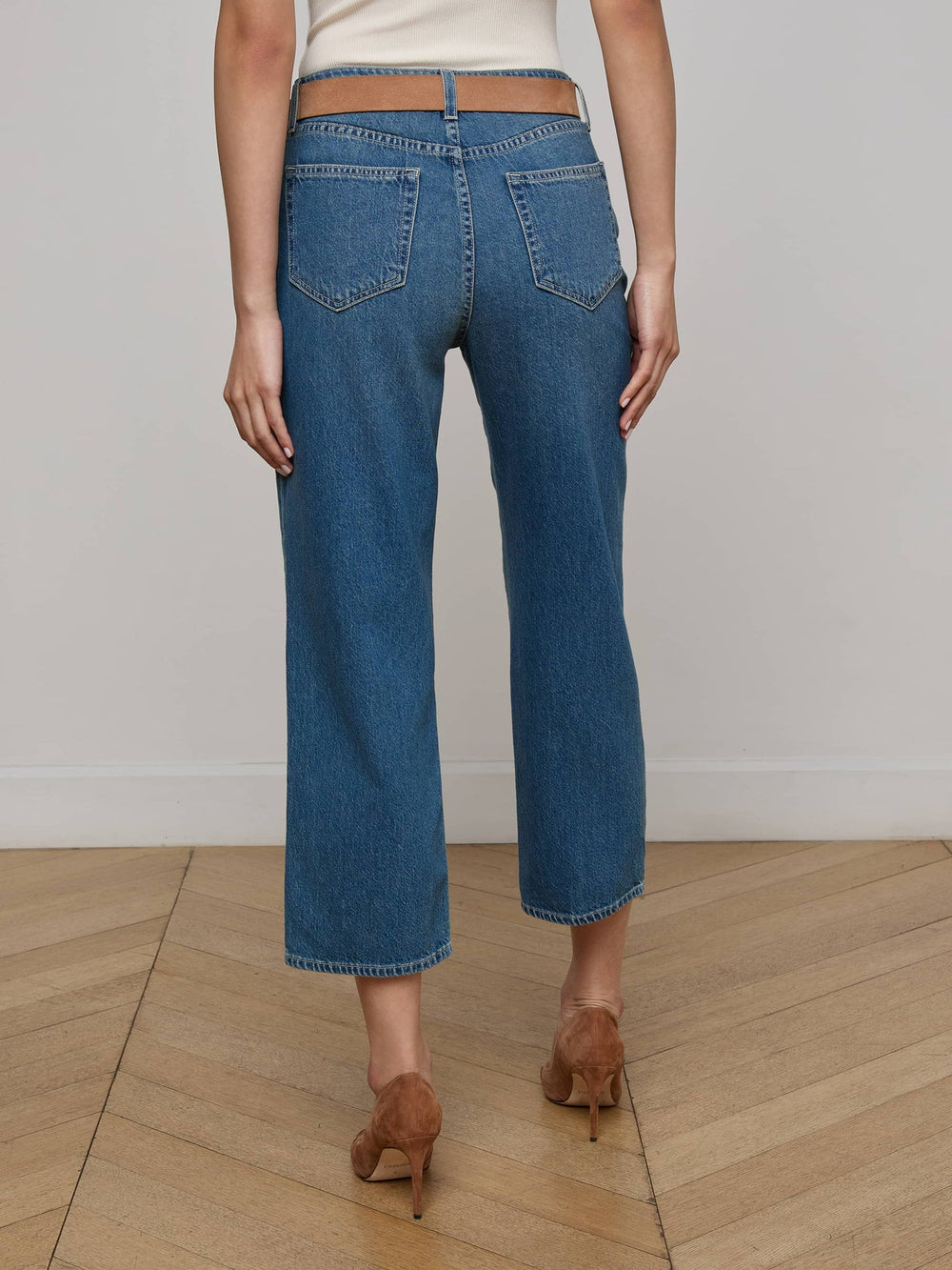 June Cropped Stovepipe Jean in Fresno | L'AGENCE sale