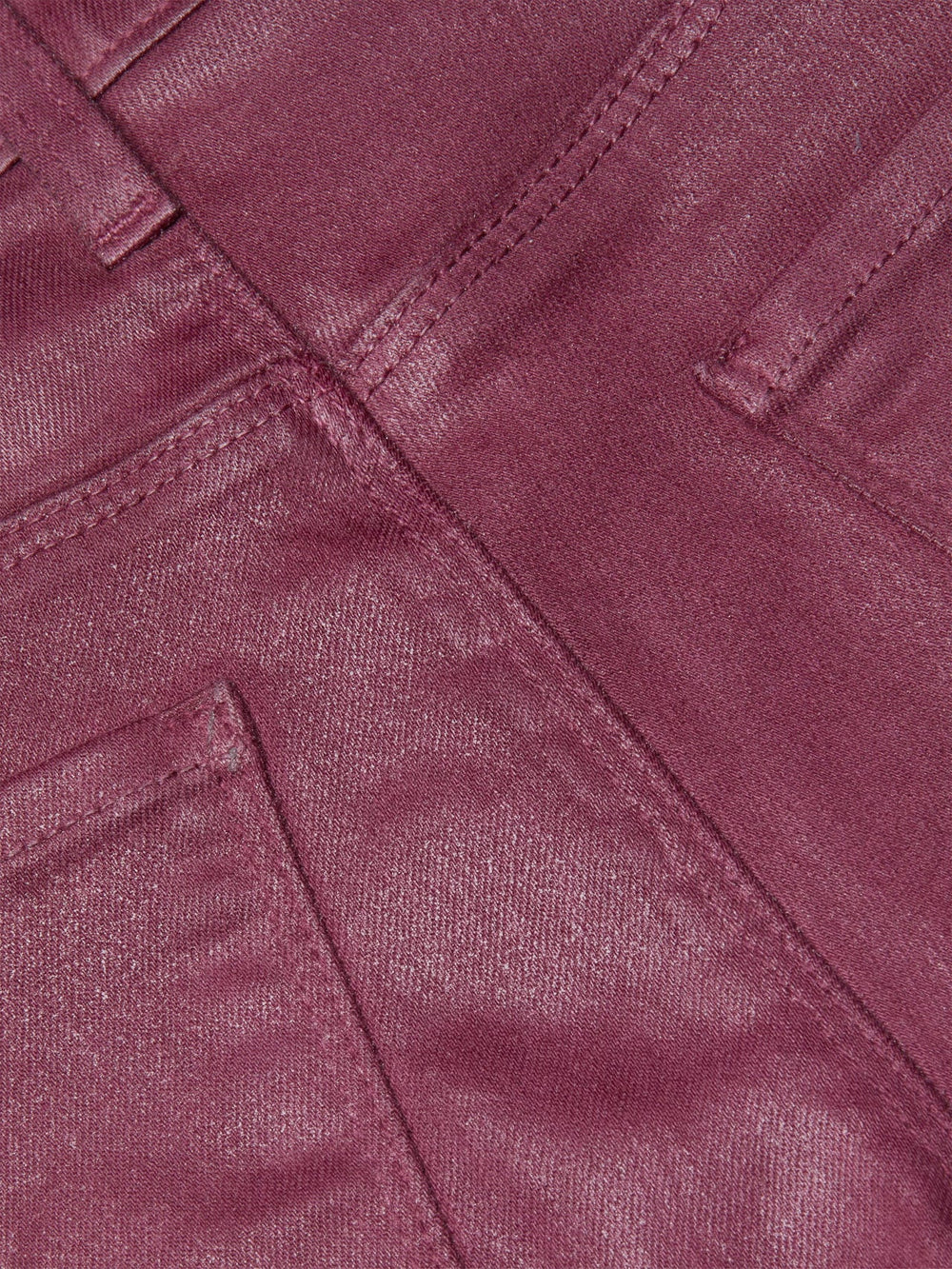 Kendra Coated Cropped Flare Jean in Deep Mauve Coated | L'AGENCE sale