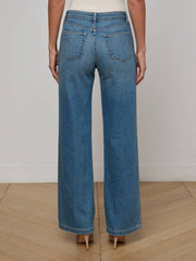 Scottie Wide-Leg Jean in Fargo | L'AGENCE for sale