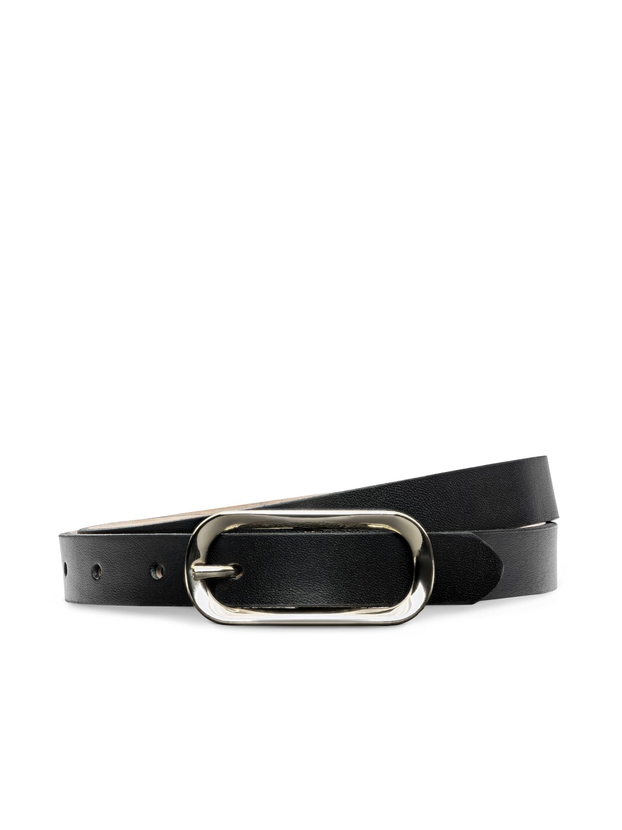 Leya Leather Belt in Black | L'AGENCE sale
