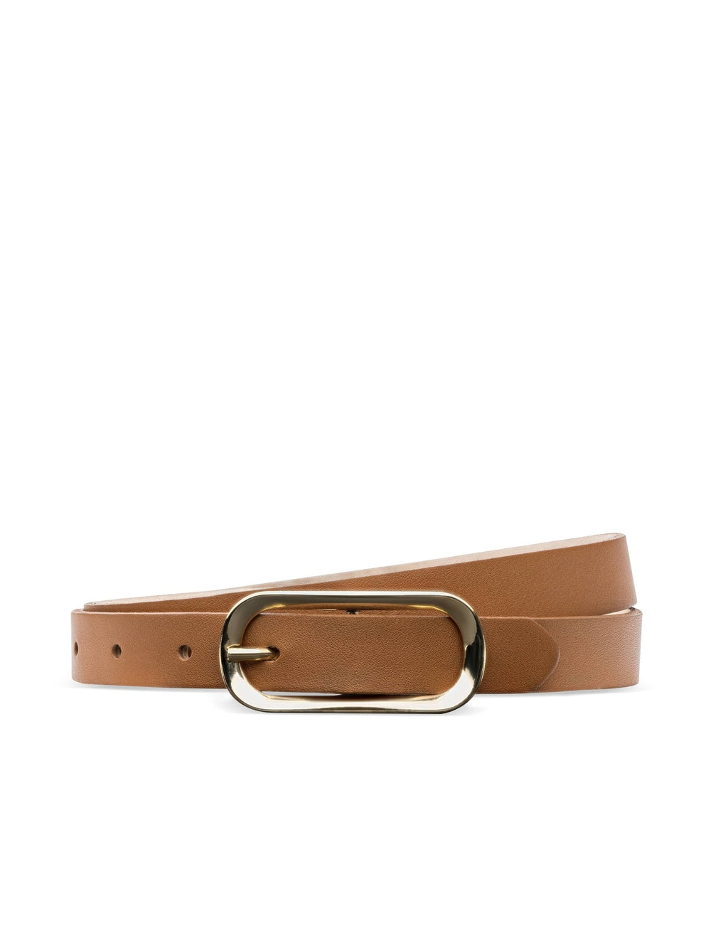 Leya Leather Belt in Tan | L'AGENCE discount