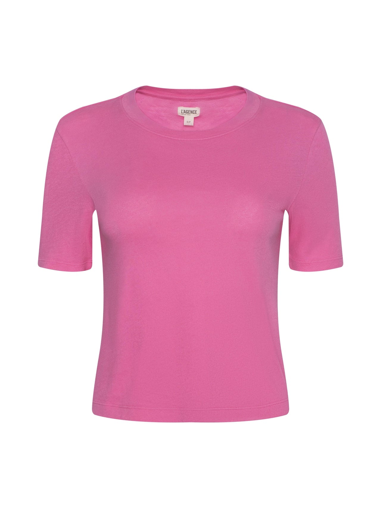 Stormy Cotton Tee in Pinktober | L'AGENCE discount