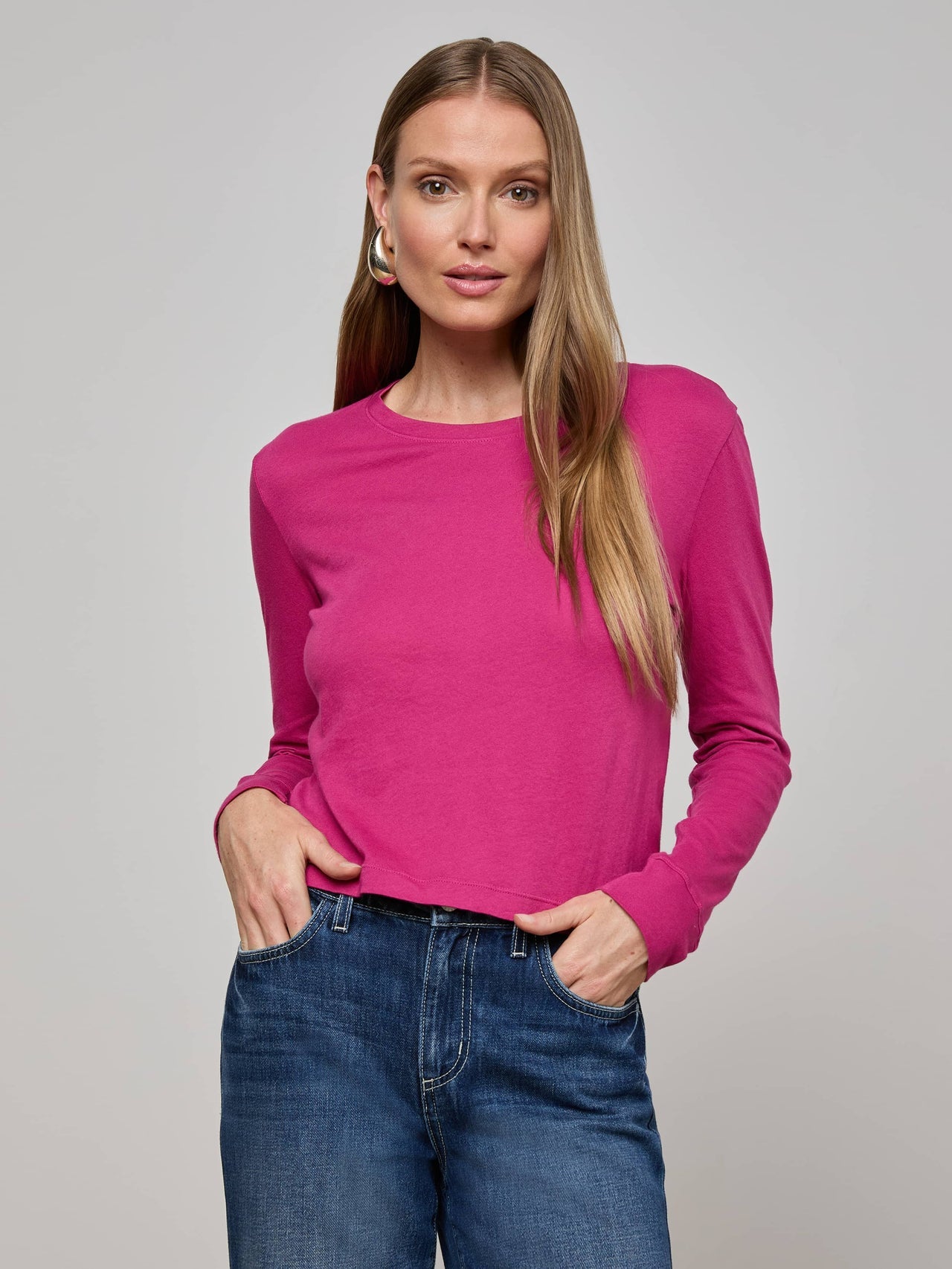 Zeva Tee in Pink | L'AGENCE online