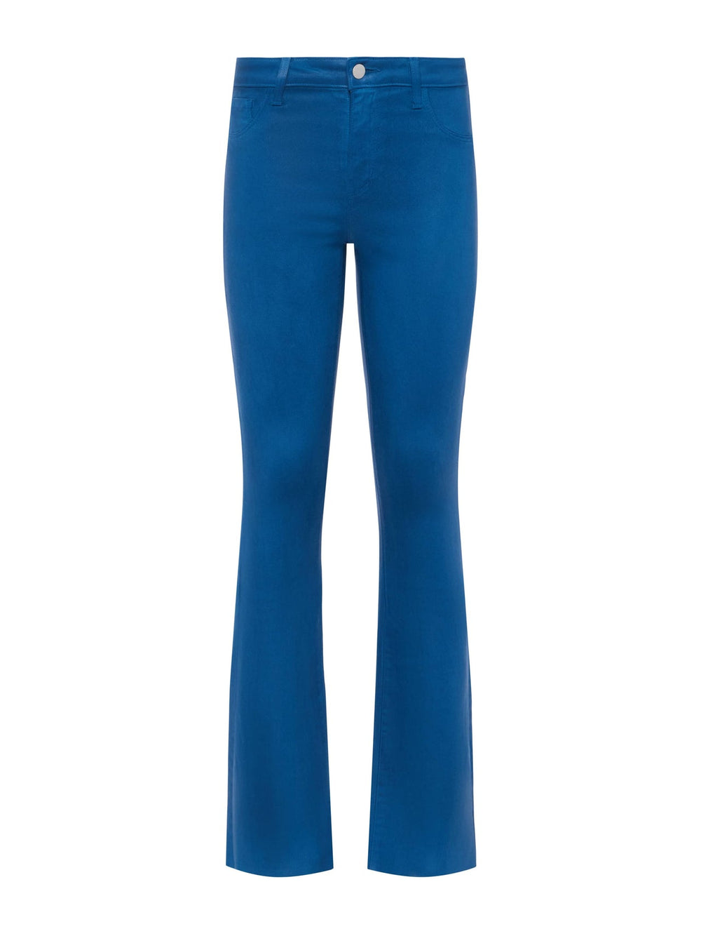 Ruth Coated Straight-Leg Jean in Stone Blue Coated | L'AGENCE discount