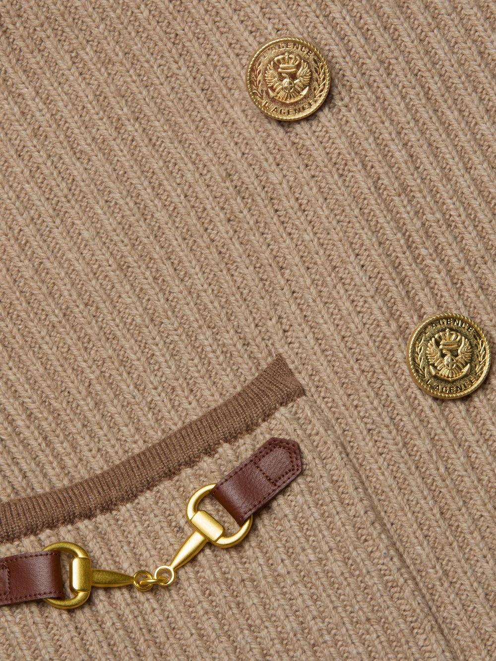 Ranch Knit Blazer in Natural/Brown | L'AGENCE near me