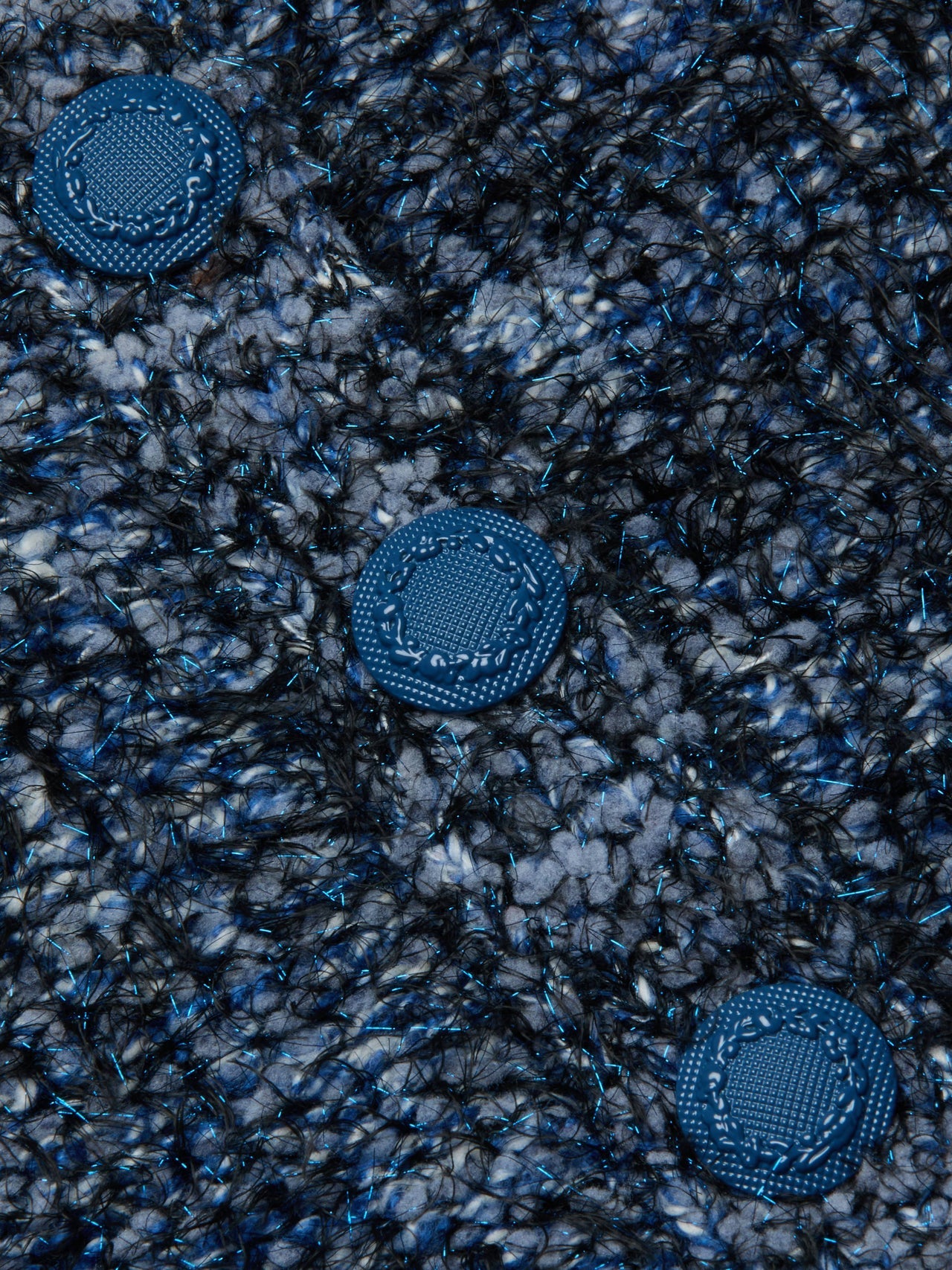 Una Knit Cardigan in Stone Blue Multi | L'AGENCE for sale