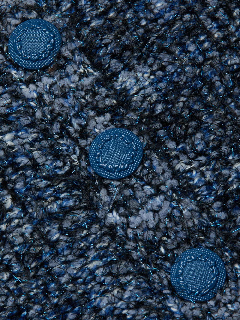 Una Knit Cardigan in Stone Blue Multi | L'AGENCE for sale
