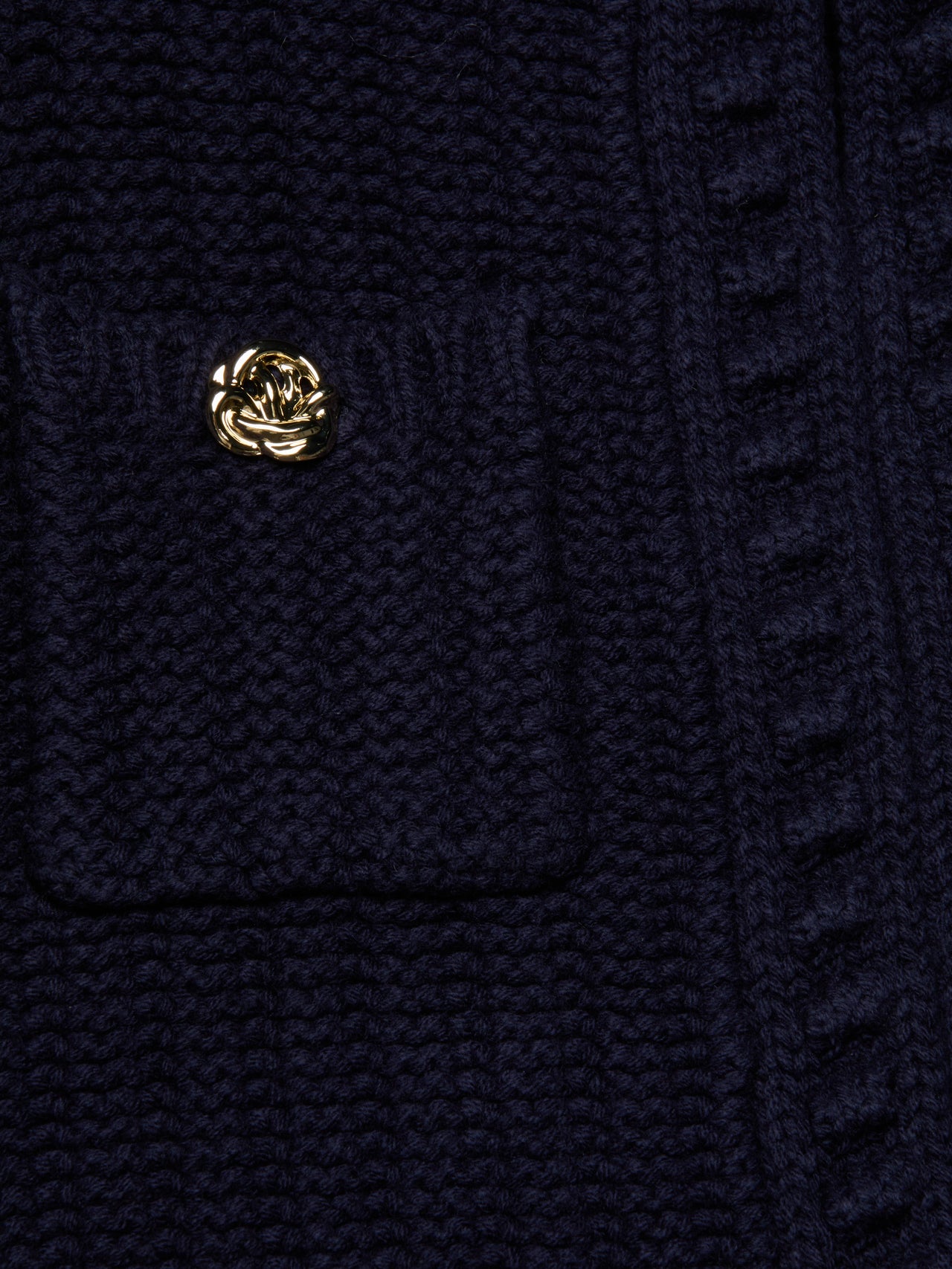 Delli Cropped Cardigan in Midnight | L'AGENCE US