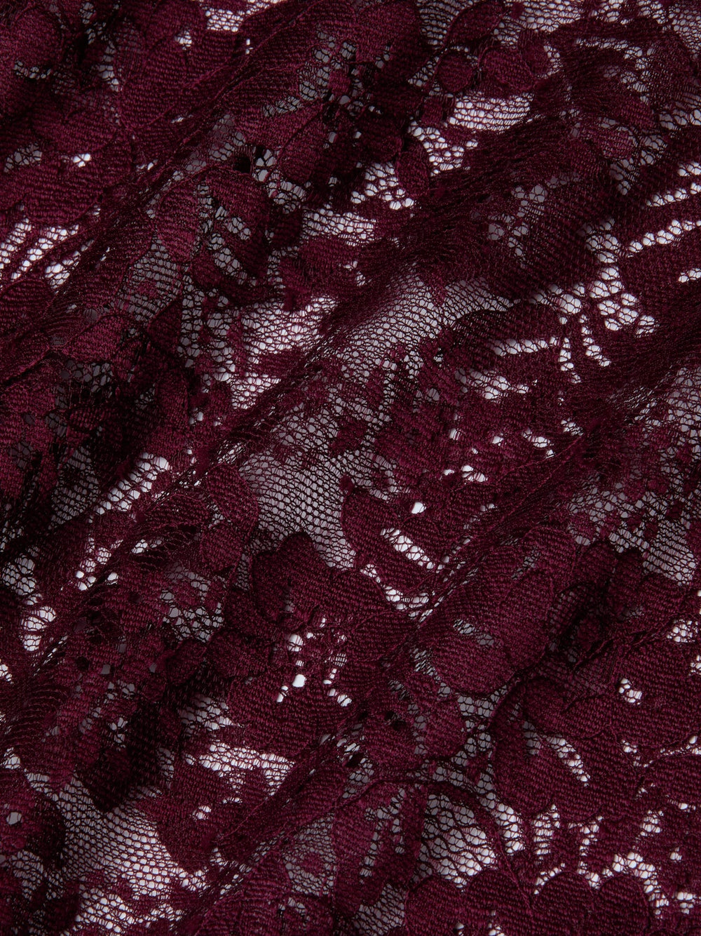 Makena Lace Pencil Skirt in Dark Port | L'AGENCE for sale