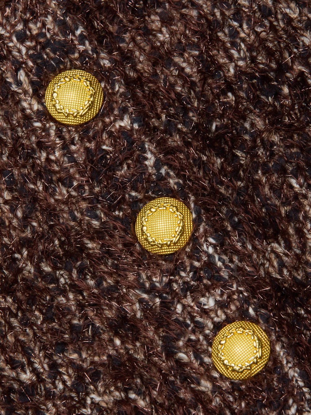 Una Knit Cardigan in Chocolate Multi | L'AGENCE Women