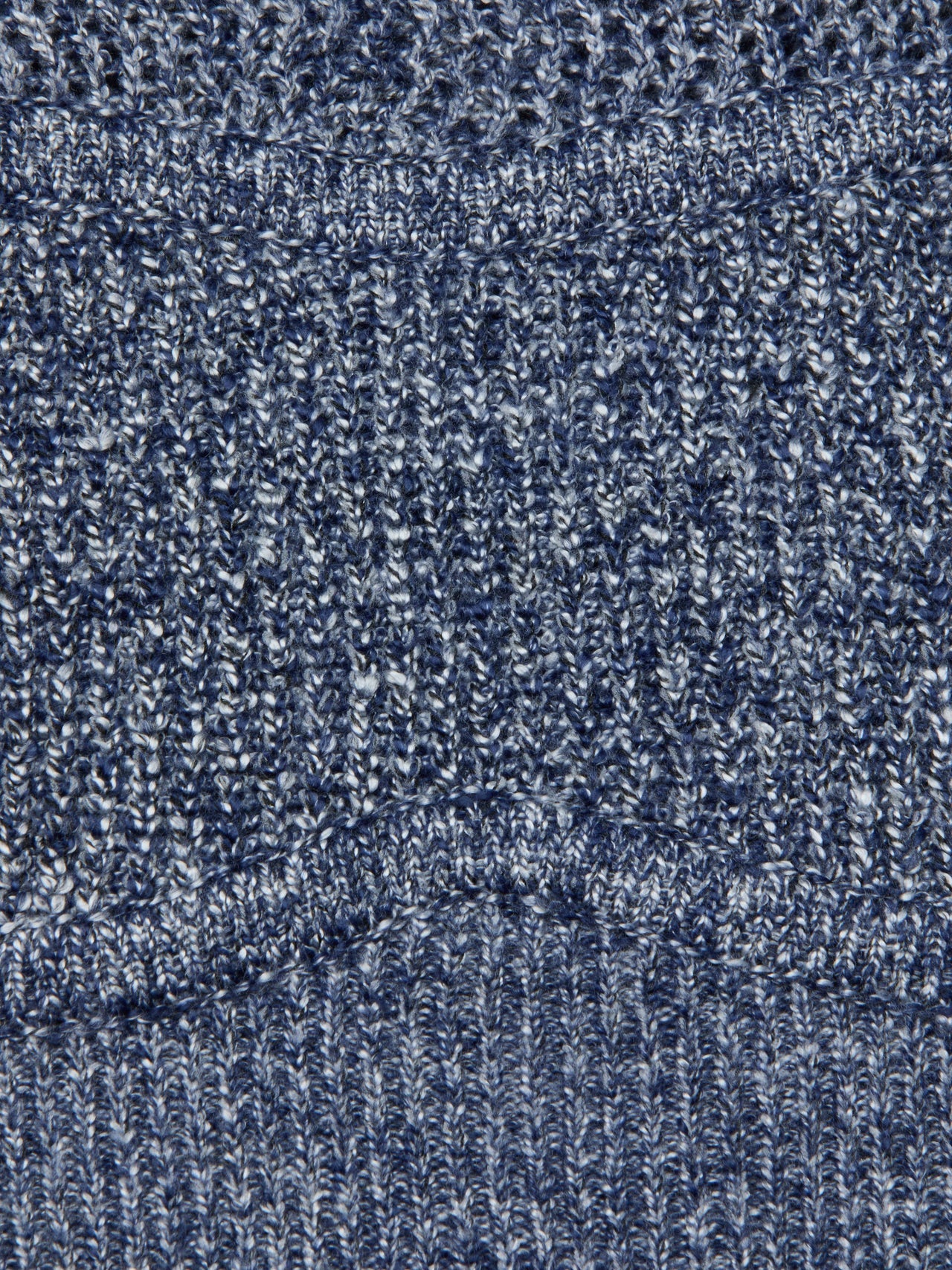 Maddison Fringed Turtleneck in Denim Blue | L'AGENCE discount