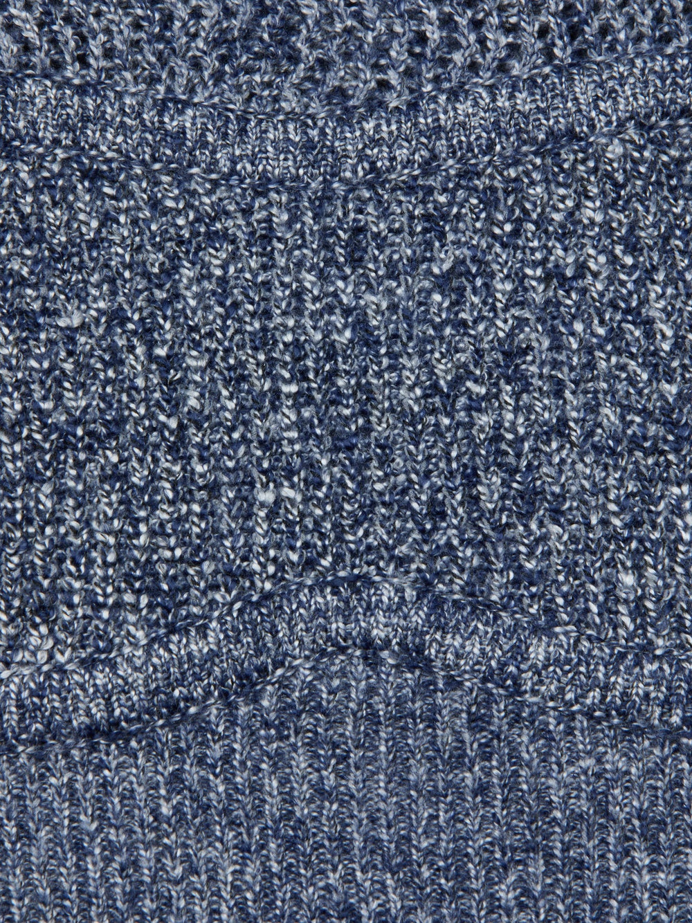Maddison Fringed Turtleneck in Denim Blue | L'AGENCE discount