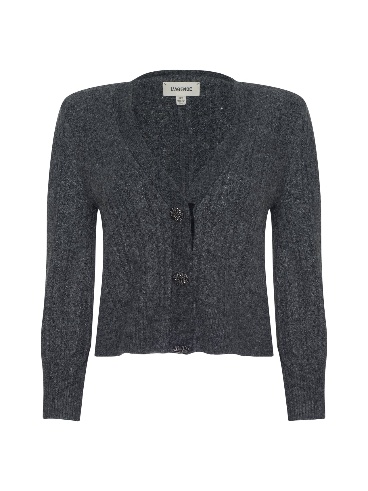 Talulla Cardigan in Charcoal | L'AGENCE online