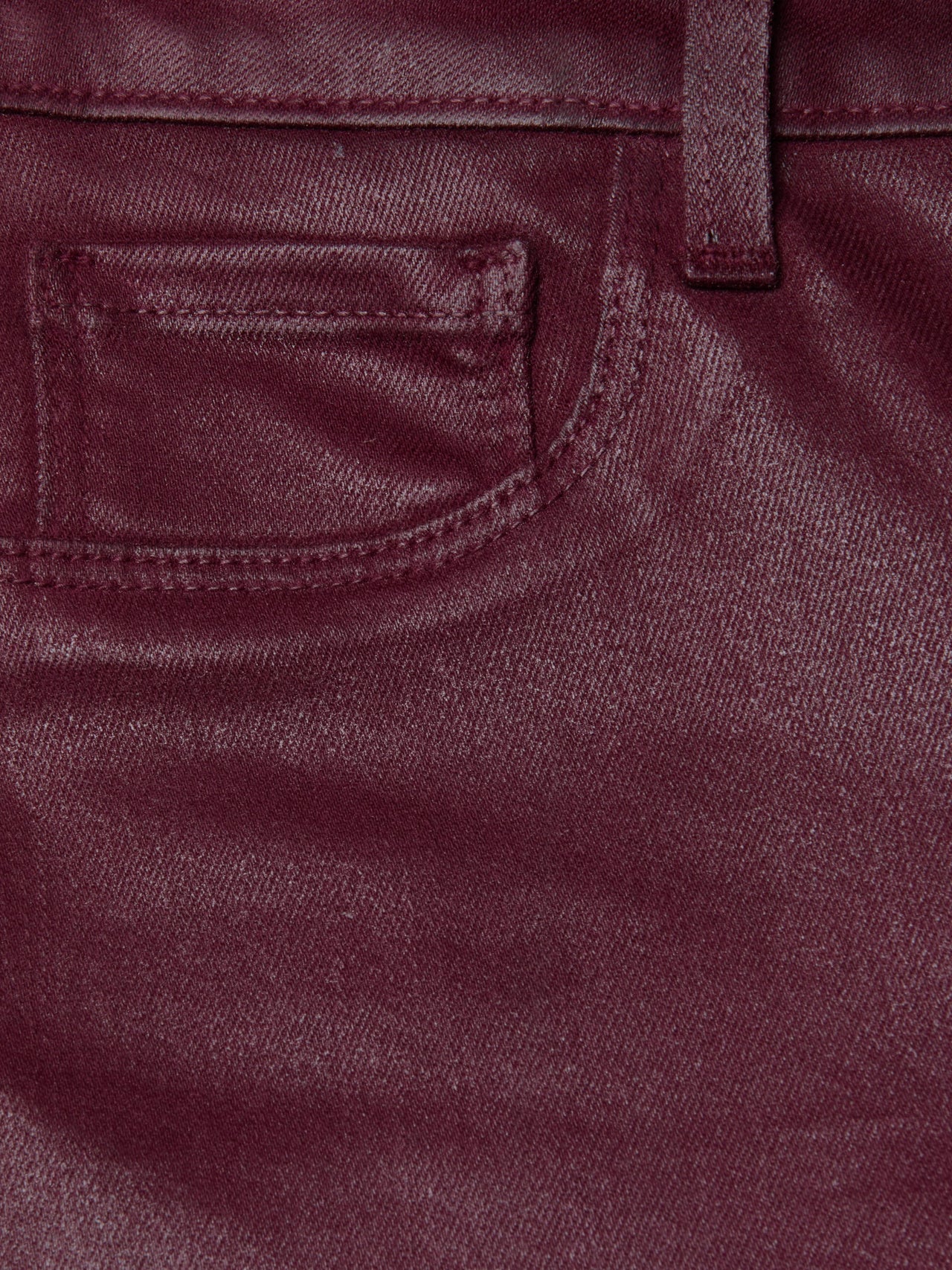 Marguerite Coated Skinny Jean in Dark Port Coated | L'AGENCE online