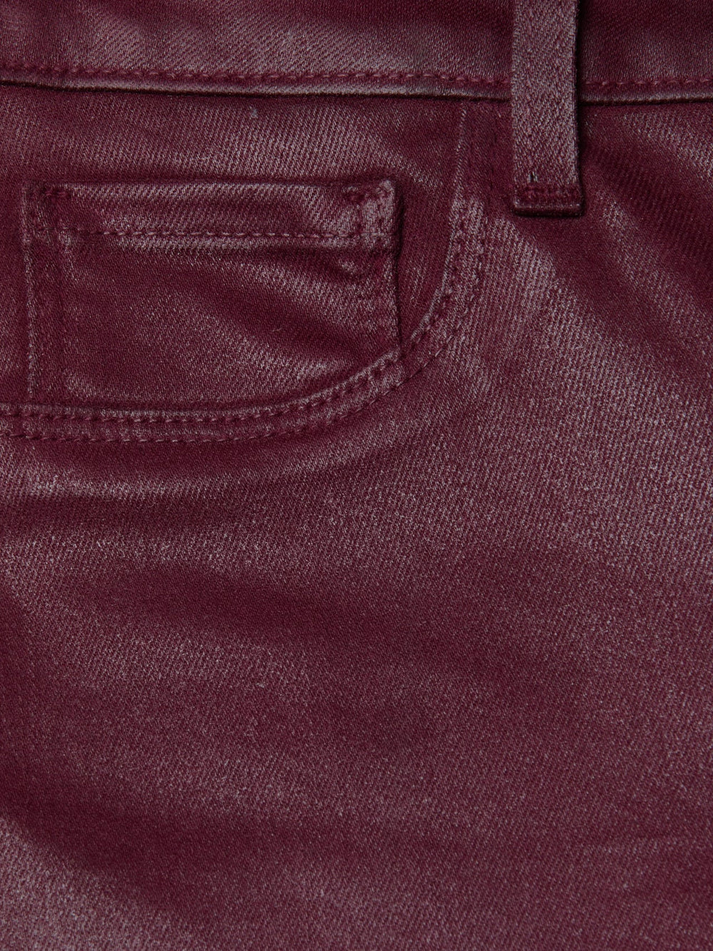 Marguerite Coated Skinny Jean in Dark Port Coated | L'AGENCE online