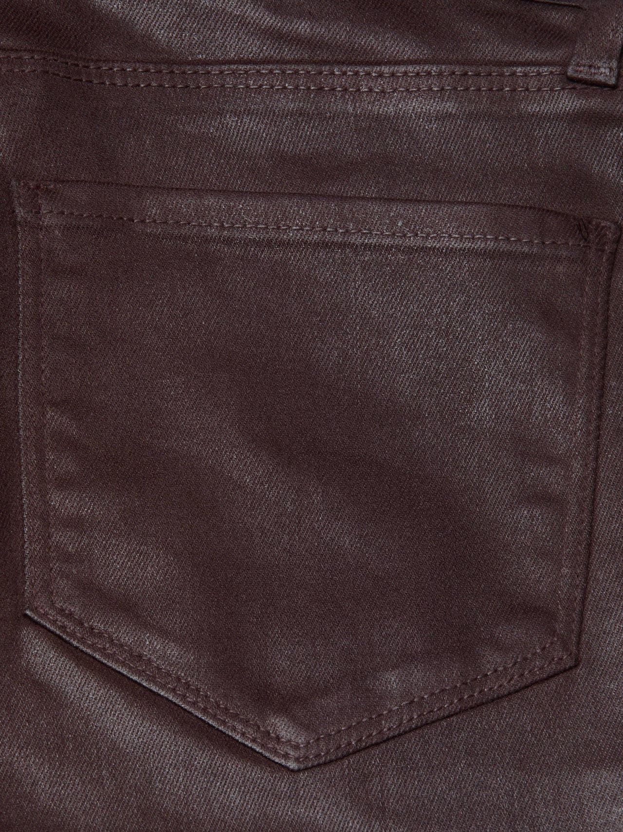 Selma Coated Bootcut Jean in Chocolate Coated | L'AGENCE for sale