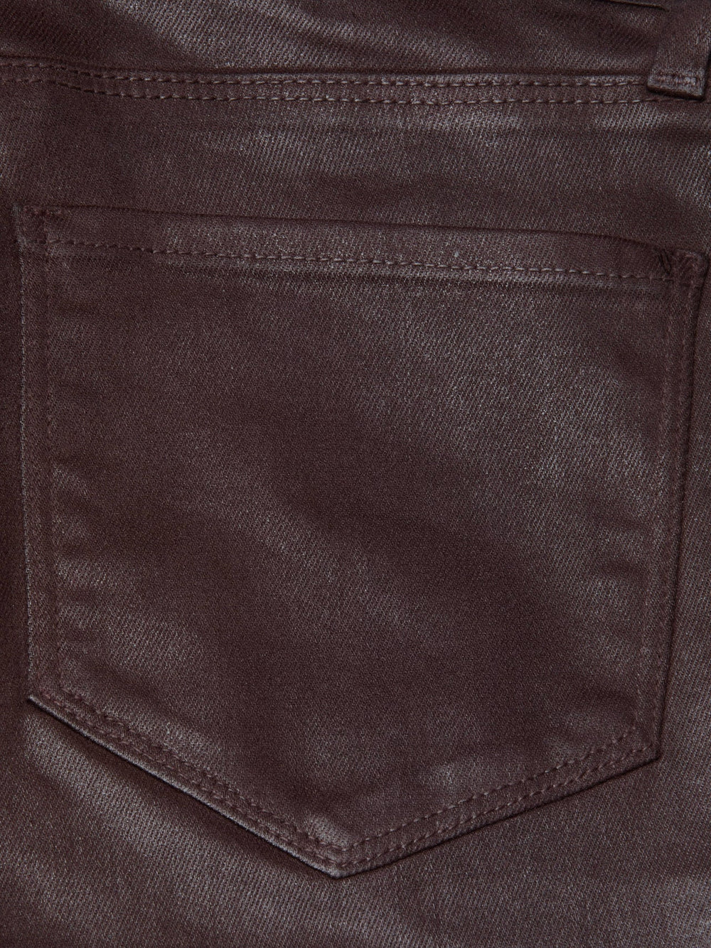 Selma Coated Bootcut Jean in Chocolate Coated | L'AGENCE for sale