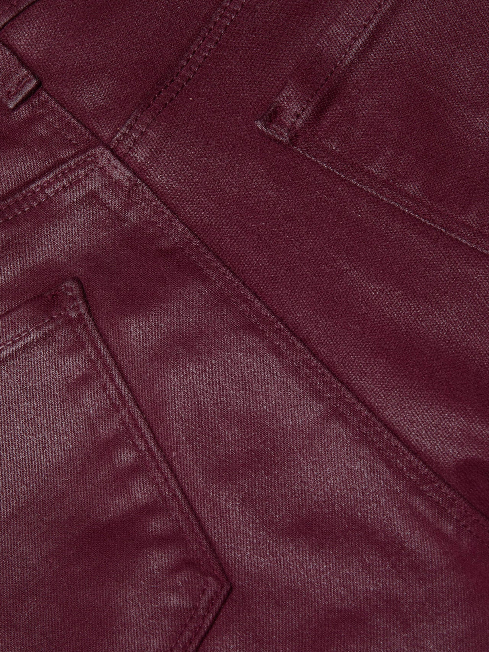 Ruth Coated Straight-Leg Jean in Dark Port Coated | L'AGENCE US