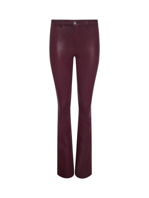 Ruth Coated Straight-Leg Jean in Dark Port Coated | L'AGENCE US