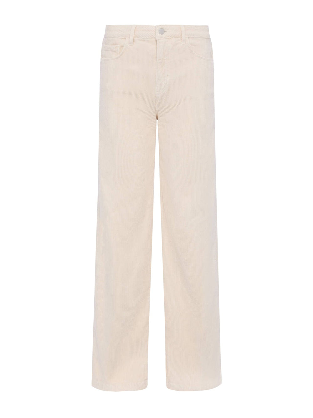 Scottie Corduroy Wide-Leg Jean in French Vanilla | L'AGENCE US