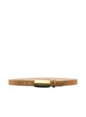 Marlowe Belt in Tan Calf Hair | L'AGENCE US