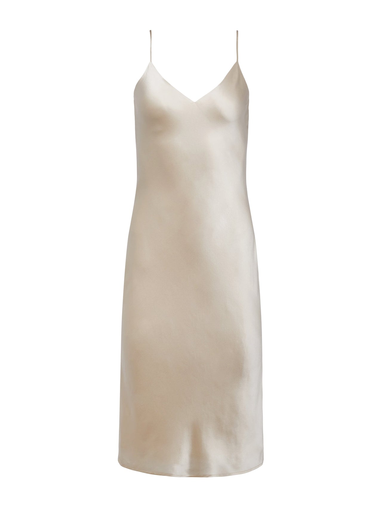 Jodie Silk Slip Dress in Champagne | L'AGENCE Women
