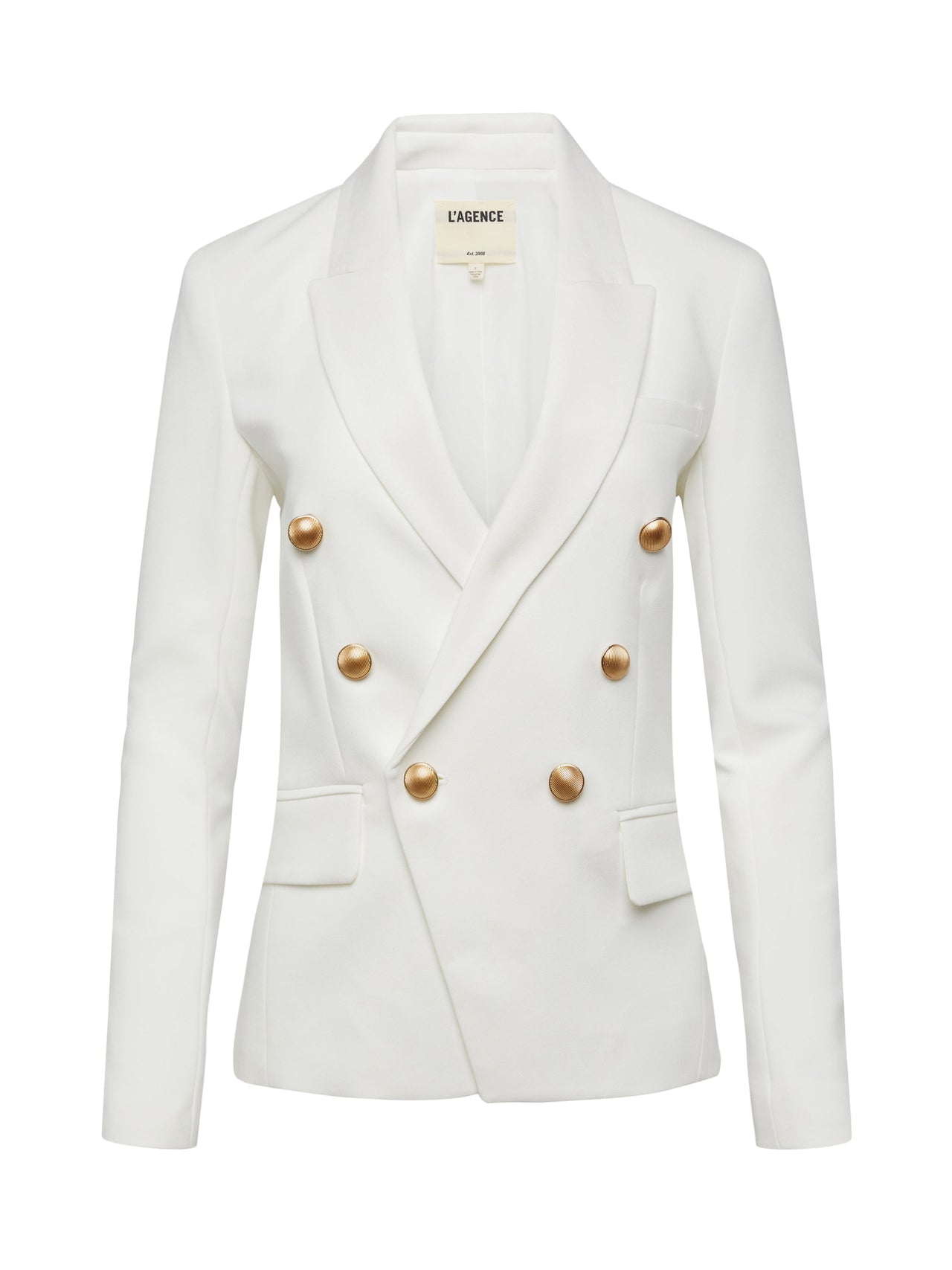 Kenzie Blazer in Ivory | L'AGENCE discount