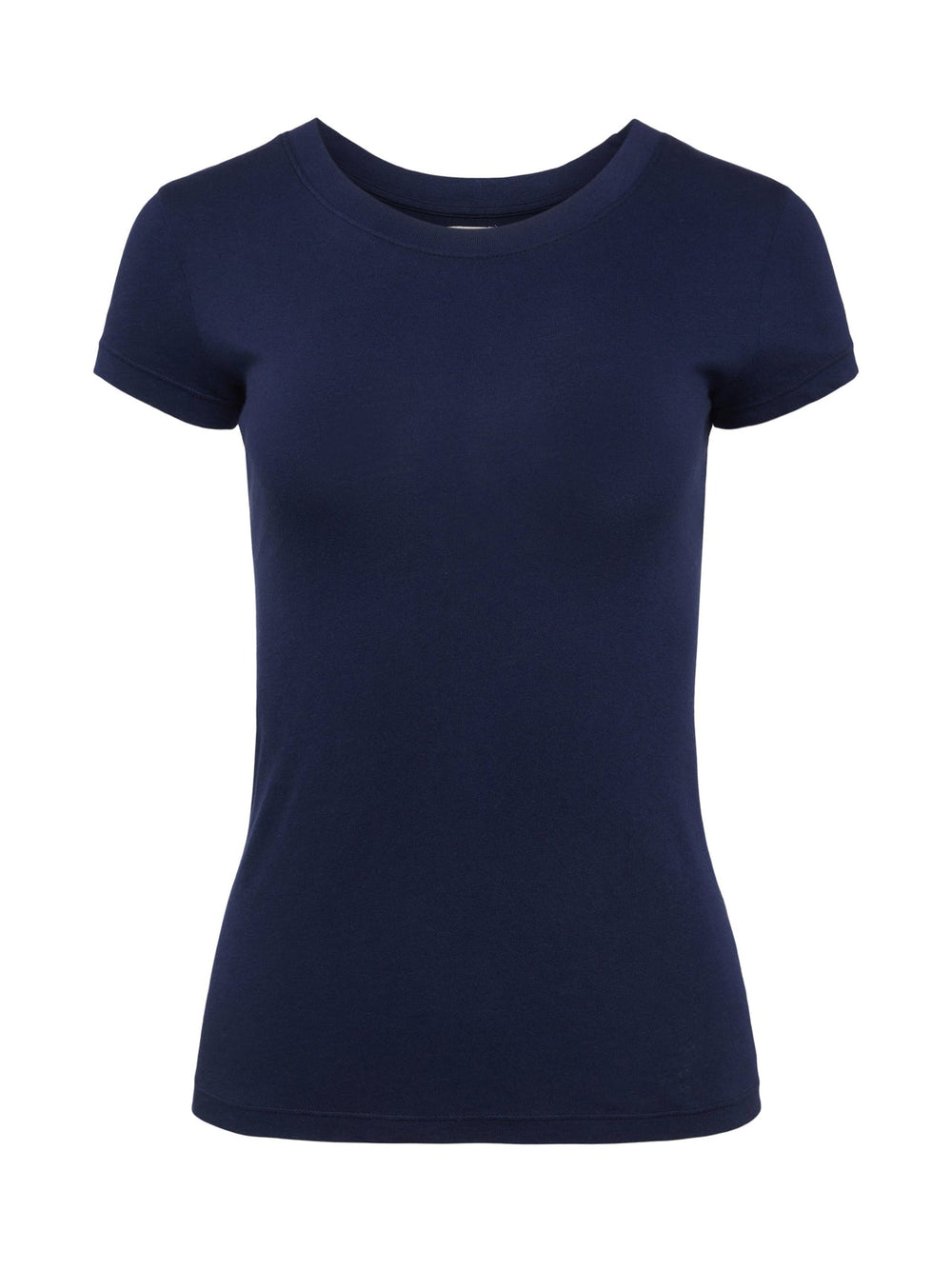 Cory Cotton Scoopneck Tee in Navy | L'AGENCE near me