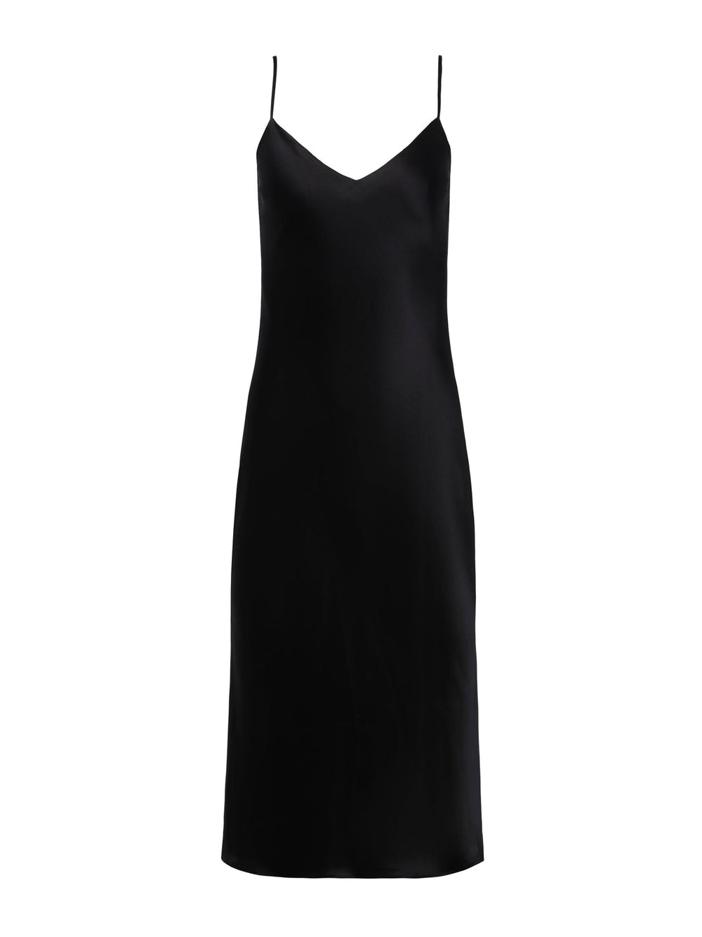 Jodie Silk Slip Dress in Black | L'AGENCE near me