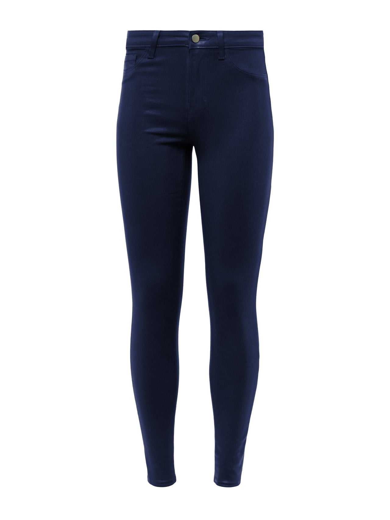 Marguerite Coated Jean In Navy Coated | L'AGENCE Women