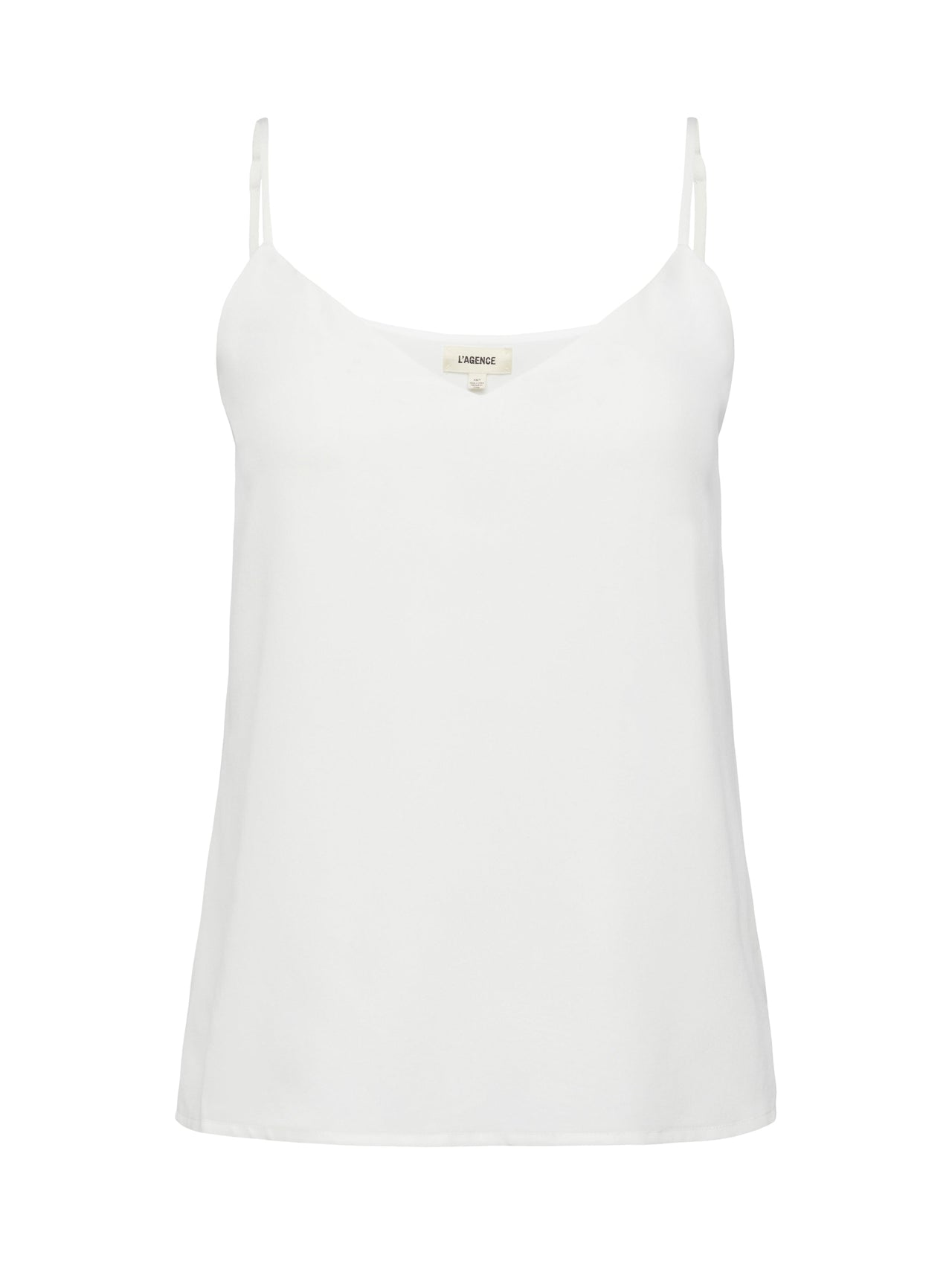Jane Silk Camisole in Ivory | L'AGENCE US