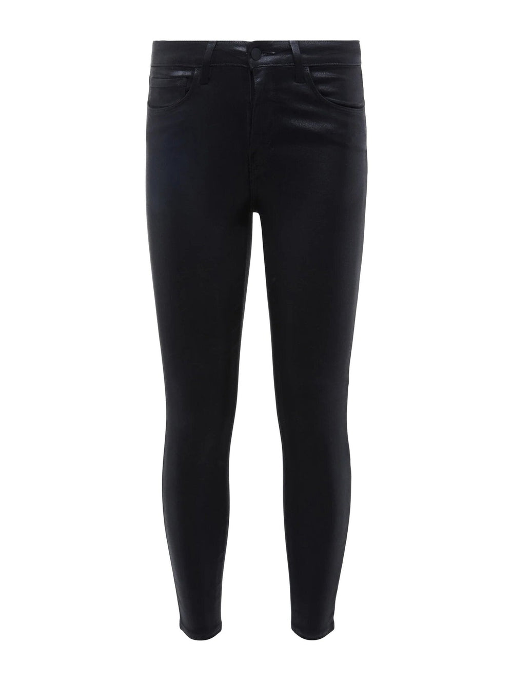Margot High Rise Skinny Jean In Black Coated | L'AGENCE discount
