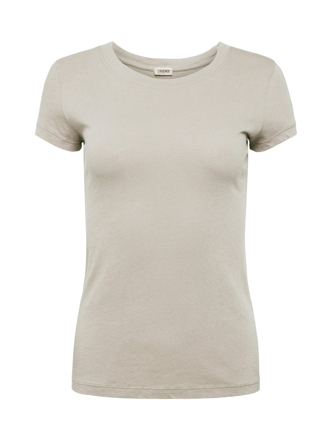 Cory Cotton Scoopneck Tee in Biscuit | L'AGENCE US