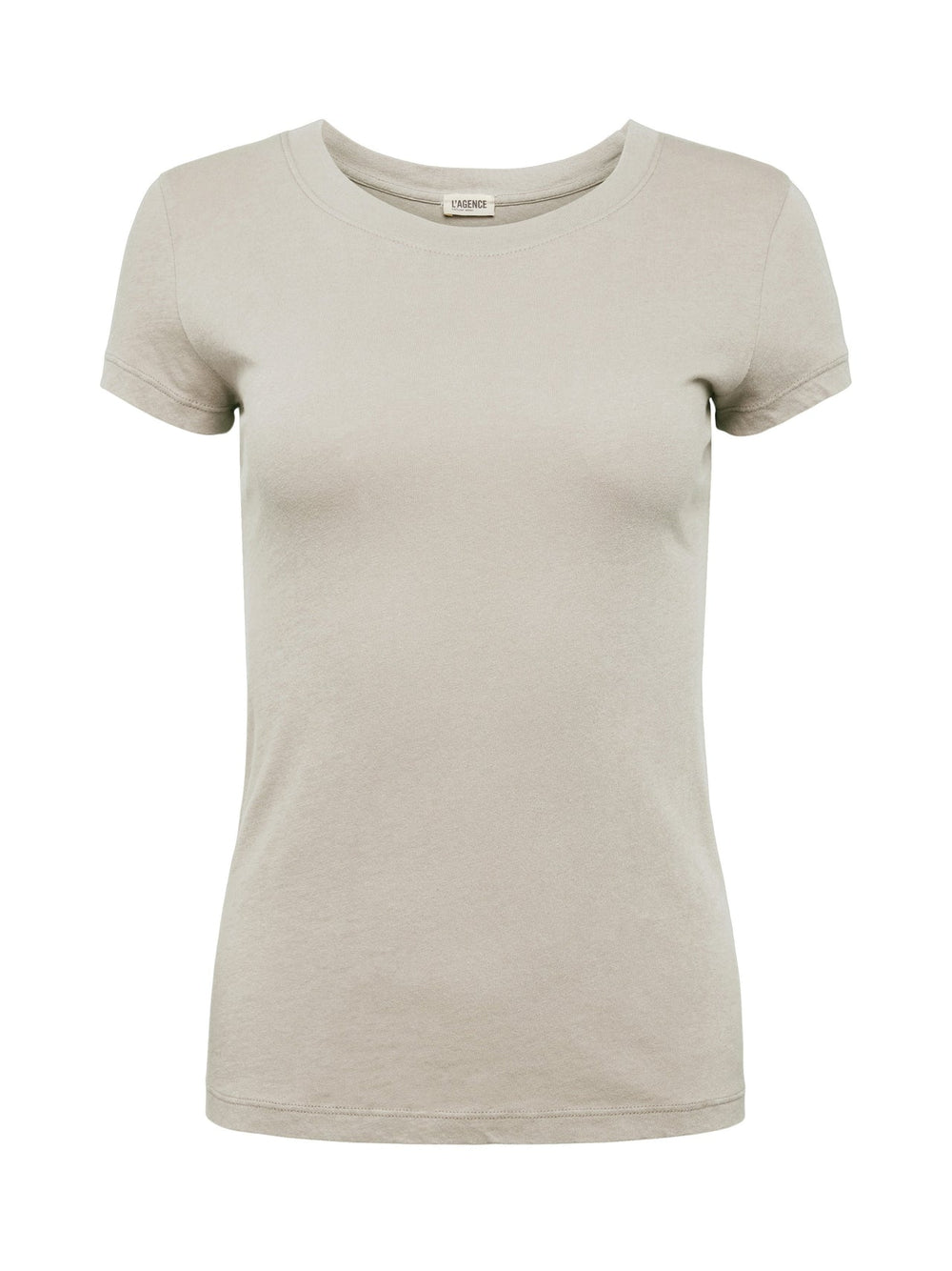 Cory Cotton Scoopneck Tee in Biscuit | L'AGENCE US
