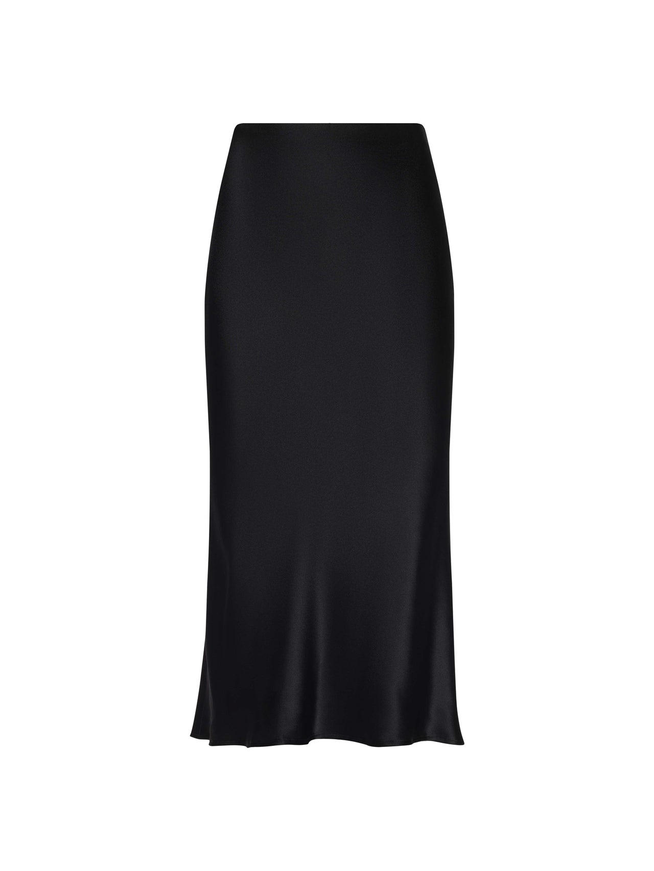 Perin Silk Midi Skirt in Black | L'AGENCE discount