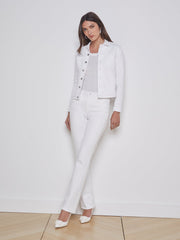 Celine Jacket In Blanc Destruct | L'AGENCE for sale