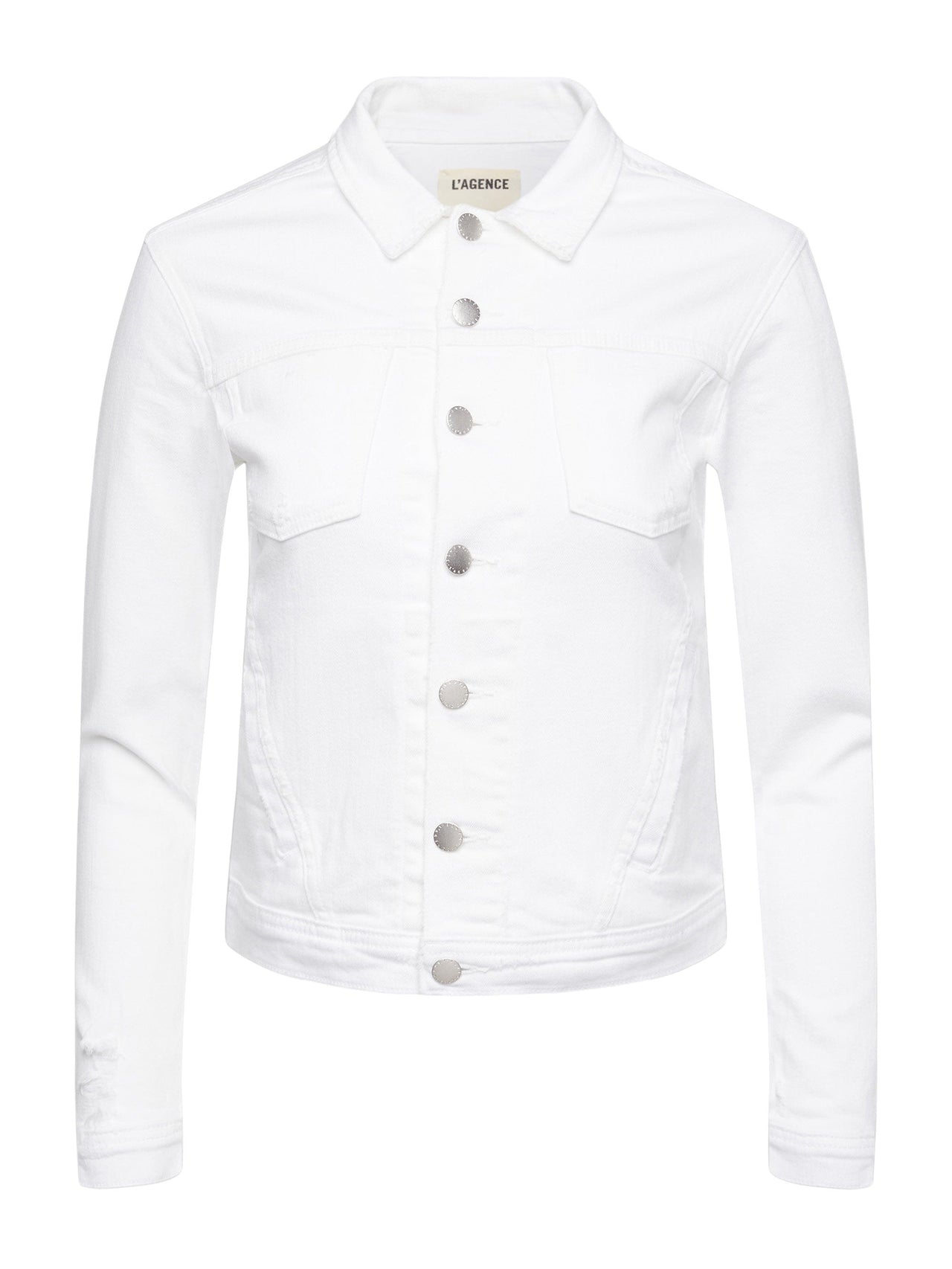 Celine Jacket In Blanc Destruct | L'AGENCE for sale
