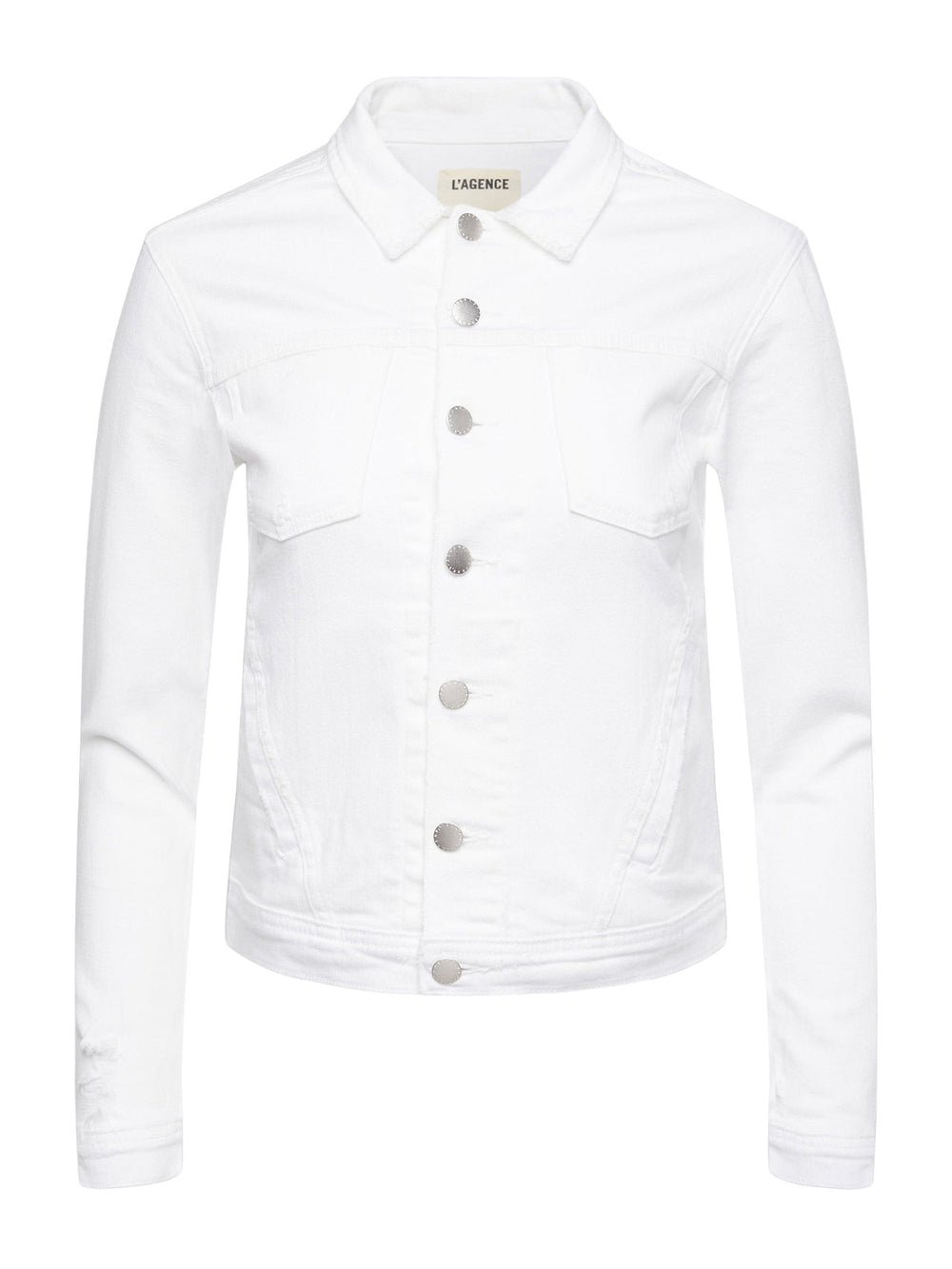 Celine Jacket In Blanc Destruct | L'AGENCE for sale