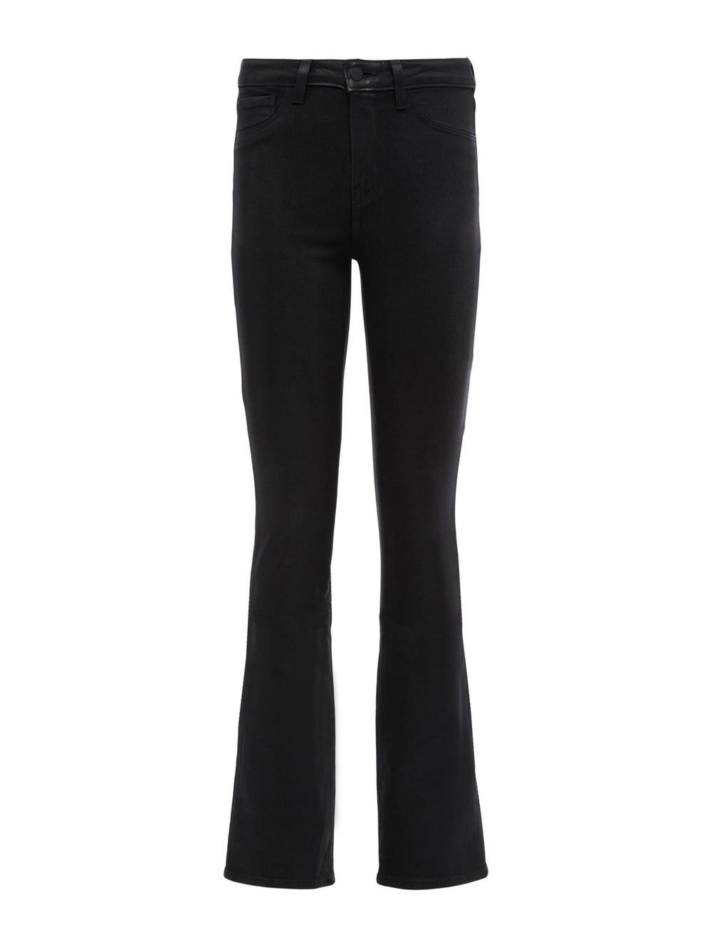 Selma Coated Bootcut Jean in Noir Coated | L'AGENCE online