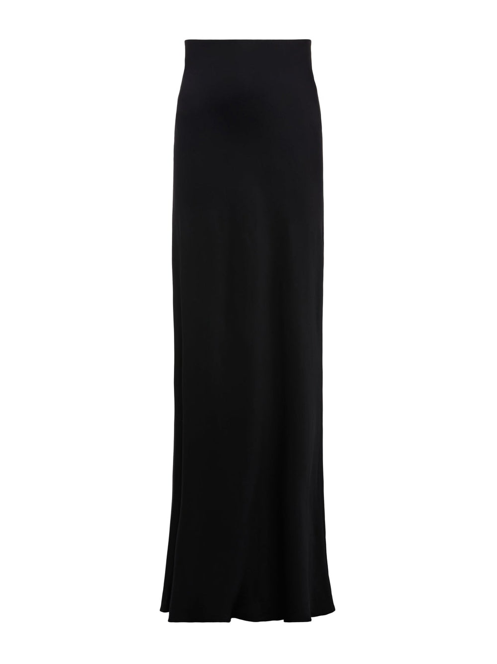 Zeta Maxi Skirt – Chic, Minimalist Satin Skirt in Black | L'AGENCE sale